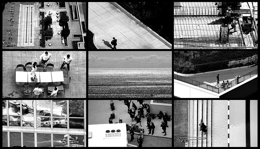 Story 2: Scenes 1-9, Zlatko Ćosić, 2018, nine-channel video, 5:00